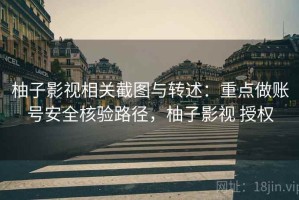 柚子影视相关截图与转述：重点做账号安全核验路径，柚子影视 授权