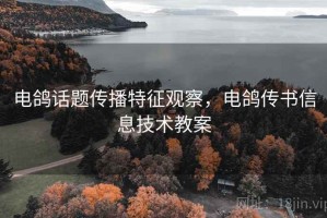 电鸽话题传播特征观察，电鸽传书信息技术教案