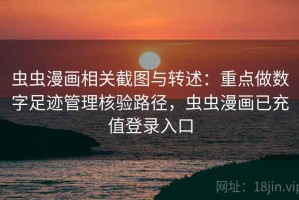 虫虫漫画相关截图与转述：重点做数字足迹管理核验路径，虫虫漫画已充值登录入口