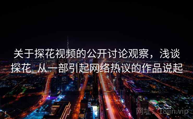 关于探花视频的公开讨论观察，浅谈探花_从一部引起网络热议的作品说起