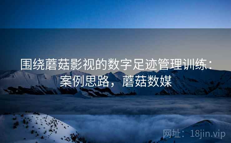 围绕蘑菇影视的数字足迹管理训练:案例思路,蘑菇数媒 围绕蘑菇影视的数字足迹管理训练:案例思路,蘑菇数媒